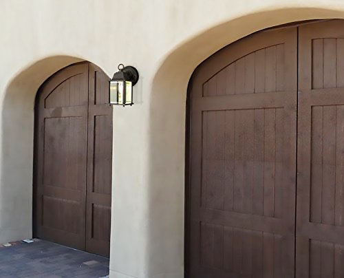 Trans Globe Lighting 40455 RT Outdoor Patrician 8" Wall Lantern, Rust