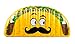 BigMouth Inc. Giant Taco Pool Float, 5 Feet Long Lounge Raft Floatie, Funny Pool Party Summer Water Toy, Durable Vinyl, Includes Patch Repair Kit