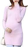 Warmword Womens Maternity Knit Sweater Jumper Pullover Sweater Tunic Top