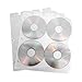 Univenture 8 Disc CD/DVD Binder Page with Safety-Sleeve - Pack of 50