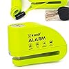 KRASER WA6Y Motorfiets Disc Hangslot Alarm 110dB, Motorfietsslot Versterkte Waterdicht, Universele Anti-diefstal Klem…
