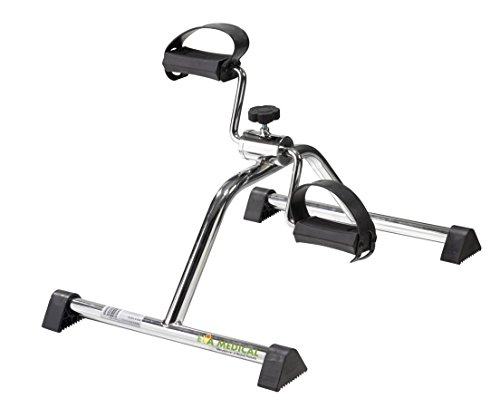 Eva Medical Pedal Exerciser Chrome Frame (Fully Assembled, no tools required)