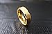 King Will Glory 6mm Matte Finish Tungsten Carbide Ring 24K Gold Plated Comfort Fit Wedding Band