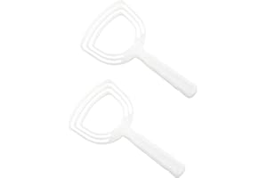 Pro Bamboo Kitchen 2PCS Bone Debris Scrapers Fish Scale Removers Ultra Thin Meat Fat Manual Scrapers for Butchering 7.87 Inch