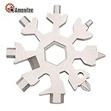 Amenitee 18-in-1 Snow Multi-Tool - Easy N Genius - Saker 18-in-1 Stainless Steel Snowflakes Multi-Tool (Standard, Stainless Steel)
