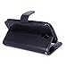 S4 Case, LK [Kickstand Feature] S4 Wallet Case, Luxury PU Leather Wallet Case Flip Cover Built-in Card Slots Stand For Samsung Galaxy S4, BLACK