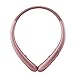 Bluetooth Headphones， Working Time Wireless Magnetic Neckband Earphones Noise Cancelling Earbuds with Mic Compatible with Any Bluetooth (10 Hours Play Time, IPX5 Sweatproof (Rose Gold)