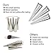 GTANG -24Pcs Stainless Steel Pastry Cream Horn Molds，Cream Horn Moulds Conical Tube ，Mould Baking,Denmark Large Coil Mold Tool ，Free Standing Cone Shape (Happy Kitchen delicious)