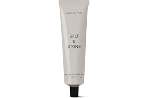 Salt & Stone Hand Cream for Women & Men | Santal & Vetiver | Hydrates, Nourishes & Softens Skin | Restores Dry Cracked Hands | Fast-Absorbing | Cruelty-Free & Vegan (2 fl oz)