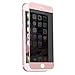 EVERMARKET 3D Full Cover High Transparent Privacy Anti Spy Tempered Glass Screen Protector Film for Apple iPhone 6 and 6s 4.7 Inch - Rose Gold