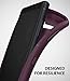 Ringke Onyx Compatible with Xperia XZ2 Compact Case Brushed Metal Design Flexible & Slim Dynamic Stroked Line Pattern Durable Anti Slip for Sony Xperia XZ 2 Compact - Lilac Purple