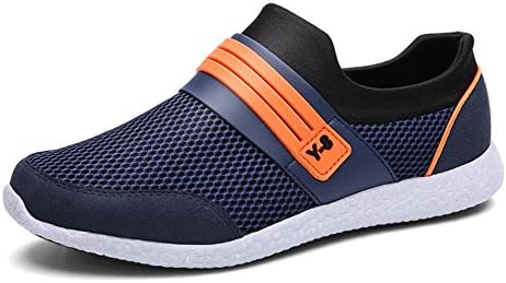 WalkWalk3 Men Ruber Screen Cloth Breathable Summer Leisure Shoes(8 US,Blue)