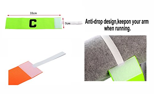 image for Wrzbest Captain's Armband Soccer Football Rugby Captain Armbands for Y