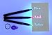 12 Invisible Ink Pens & 4 UV Lights Assorted UltraViolet Blacklight Markers Blue Red Yellow