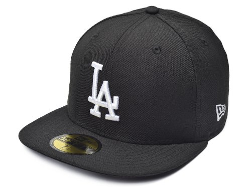 New Era Men's 59FIFTY Los Angeles Dodgers Black Hat 8