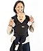 Mo+m Baby Wrap (Black) – Ultra Soft Infant Sling Child Carrier Keeps Your Baby Comfortable & Safe – 4 Different Carries – Cotton/Spandex Stretchy Wrap