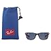 Ray-Ban Junior RJ9052S New Wayfarer Square Sunglasses, Blue On Orange/Blue, 47 mm