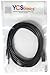 YCS basics 12 Foot 3.5mm Male/Female 4 Conductor (3 Ring Cable)