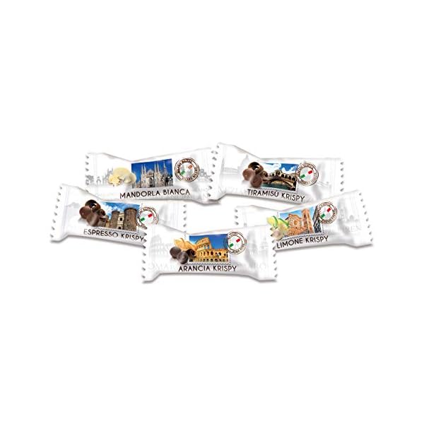 HELLMA Italian Selection - 200 Stk. italienische SÃ¼Ãigkeiten einzeln - Mix 5 Sorten - Vorrats-Box - fÃ¼r Hotel, CafÃ© – Bild 3