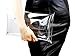 Flada Women's PVC Clear Clutch Transparent Handbag Purse Casual Messenger Bag, Large