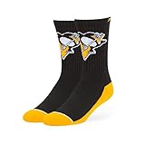 OTS NHL Pittsburgh Penguins Men's Anthem Sport Sock, Team Color, Large