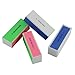 EZGO 10 Pieces Nail Art Care Buffer Buffing Sanding Block Files Grit Acrylic Tool, Nail Art Shiner Buffer 4 Ways Polish Sanding File Block, Great for Fingernail and Toenail Care