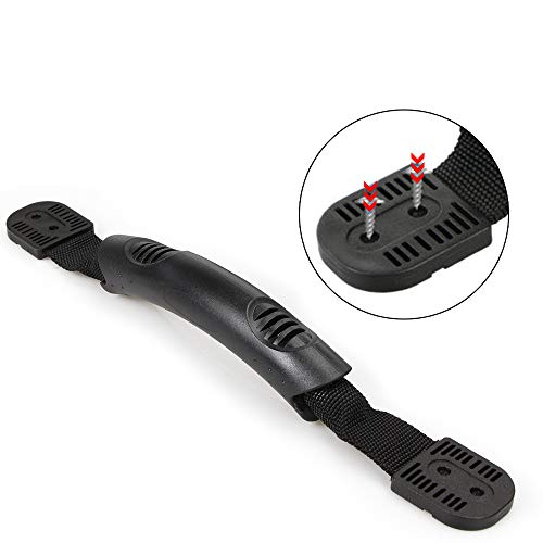 Boncas Replacement Kayak Side Mount Carry Handles with Hardware Soft Grip Handle Durable Webbing Heavy Duty Canoe Handle Kit (2 Pack)