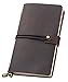 Refillable Handmade Travelers Notebook, Medium Vintage Leather Journal Diary 6.7