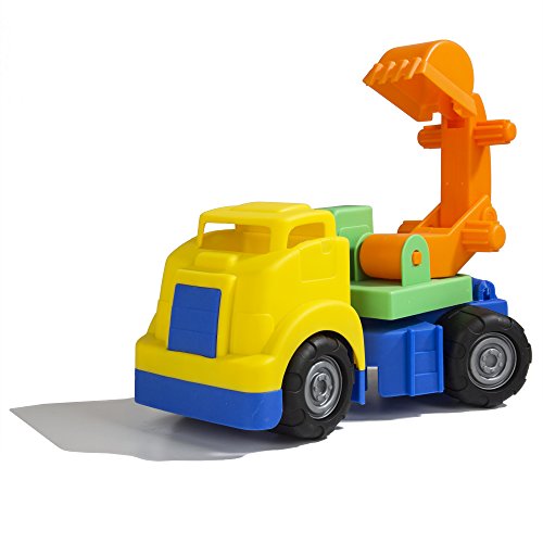 Kidoozie Big Tuffies Digger Truck with Real Movable Parts - Thumbnail 7