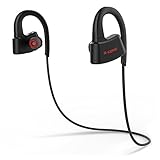 G-Cord Bluetooth 4.1 Wireless Sport Headphones, Level IPX7 Waterproof Earbuds with Microphone, Hands-Free Calling, Switchable Sound Effects and Carrying Case