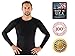 Rash Guard For Men – USA MADE Compression, Workout & UV/SPF Sun Protection Shirt (Black - Medium)