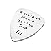 Dad Gift for Father's Day - I Couldn't Pick a Better Dad Guitar Pick, Stainless Steel Inspirational Dad Gifts from Daughter Son, Christmas Birthday Gifts for Dad