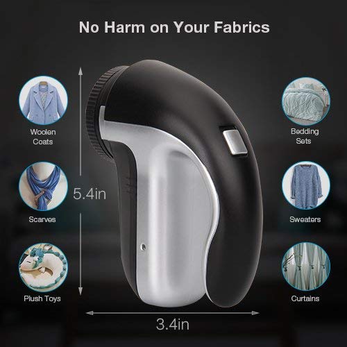 image for VIVREAL Clothes Lint Remover - Rechargeable Fabric Shaver with Adjusta