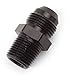 Edelbrock 660453 Black ProClassic Straight Adapter Fitting