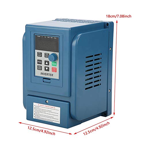380VAC 3A Variable Adjustable Frequency Drive VFD Speed Controller Inverter Converter for 3-Phase 0.75kW AC Motor - Thumbnail 3