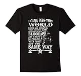 Mens Viking T shirt - I CAME INTO THE WORLD XL Black