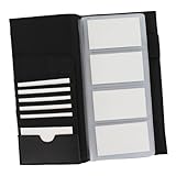 Rolodex Low-Profile Business Card Book, 96-Card, Black (76659)