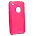 Generic Hot Pink Rubber TPU GEL Hard Case Skin Cover for Apple Iphone 3g 3gs 8gb 16gb