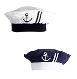 stylesilove Newborn Infant Nautical Sailor Embroidered Baby Boy Hat, 3-12 Months