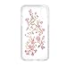 Speck Products Presidio Clear + Print Case for iPhone XS/iPhone X, Goldenblossoms Pink/Clear