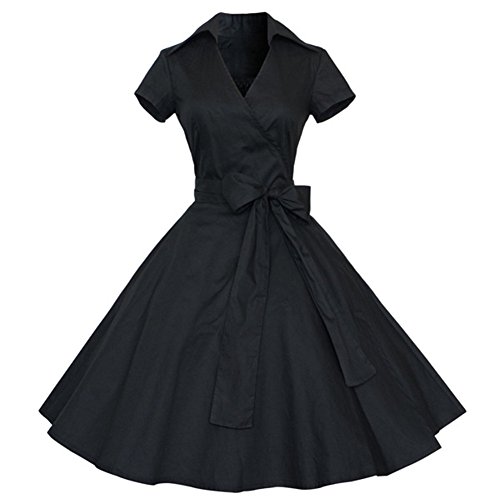 Sunling Womens 50s 60s Vintage Prom Dress For Homecoming Party
