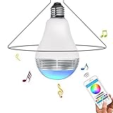 LSoug Bluetooth Smart Multicolored Led Night Light Bulbs/Timing System/Dimming & Turning On or Off by iPhone, Android App