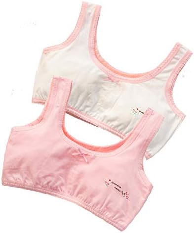 Eipatu ブラジャー ハーフトップ ガールズ 子供用 タンクトップ ジュニアブラ 小学生 2枚セット 女の子 インナー 可愛い スポーツブラ Eipatu ブラジャー ハーフトップ ガールズ 子供用 タンクトップ ジュニアブラ 小学生 2枚セット 女の子 インナー 可愛い スポーツブラ