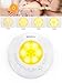 SOAIY White Noise Sound Machine with Night Lights | 6 Relaxing & Soothing Nature Sounds and Auto-Off Timer | Portable Noise Machine Baby & Kids Sleep Therapy for Home, Office, Travel