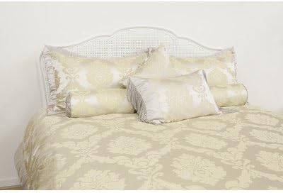ScatterBox 240 x 260 cm Elizabeth Quilted Bedspread, Champagne Gold