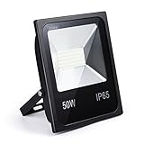 LED Flood Light, ICOCO Outdoor Floodlight Waterproof LED Security Light Super Bright For Garden,Scenic Spot And Hotel(50W)