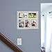 4x6 White Picture Frames Collage - Wall Picture Frames Holds Set Of Five Pictures - Rustic Distressed Wood Multi Collage Photo Frames - Display On Table Or By Wall Hanging Clips - Wall Decor