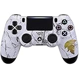 eXtremeRate Hydro Dipped Front Housing Shell Case, Faceplate Cover Replacement Kit for Playstation 4 PS4 Slim PS4 Pro CUH-ZCT2 JDM-040 JDM-050 JDM-055 Controller – Marbled Morale