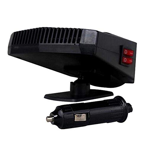 Portable Car 12V-200W High Power Car Ceramic Heater Cooling Fan, Fast Heating Quickly Defrosts Defogger Ceramic Car Vehicle Auto Automobile Cooling Fan Defroster Demister Witout Noise