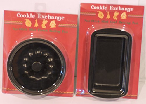 Click Here to See More Images Cookie Exchange Non stick Baking Pan 1 Fluted & 1 Loaf